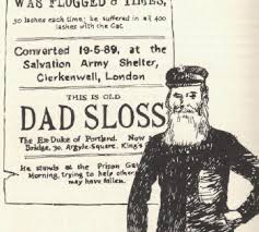 A hand drawn flyer with an image of Sloss and text that is included in this article. 